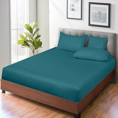 ROYALE LINENS 300 Thread Count 100% Long Staple Combed Cotton Fitted Sheet Twin - Image 7
