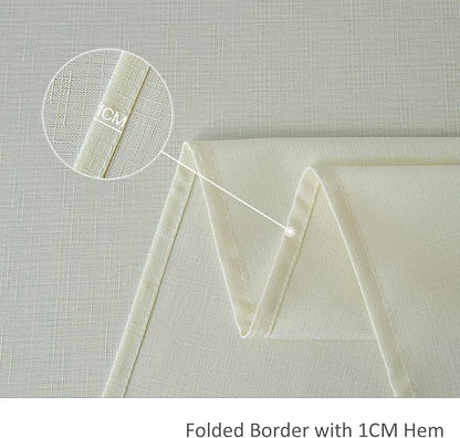 maxmill Square Tablecloth Water Resistance Antiwrinkle Spill Proof Linen - Image 6