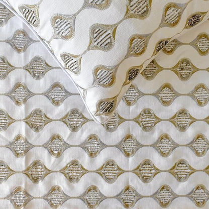 Mahsa Beige Decorative Bed Runner CA King 86"x18" - Image 4