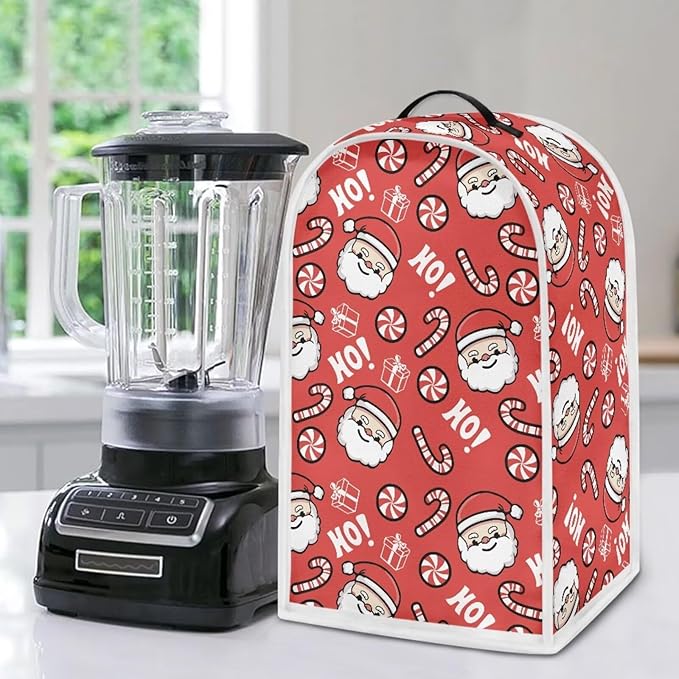 Talayituse Santa Claus Candy Print Blender Dust Cover, Fingerprint Protection - Image 5