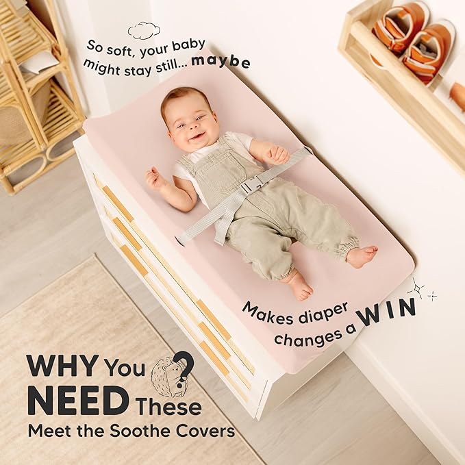 2-Pack Organic Changing Pad Covers - Image 2