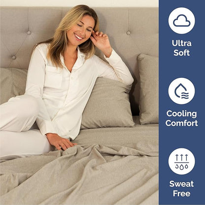 Queen Size 4 Piece Sheet Set - Image 4