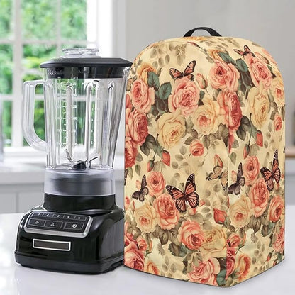 Retro Roses Butterflies Blender Cover Kitchen Coffee Maker Cover Dust by Unknown