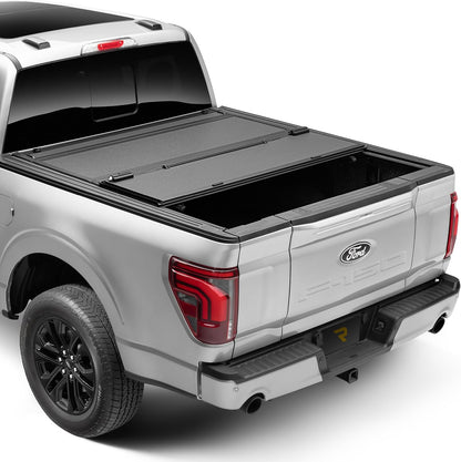 realtruck bak bakflip mx4 hard folding truck bed shown in use