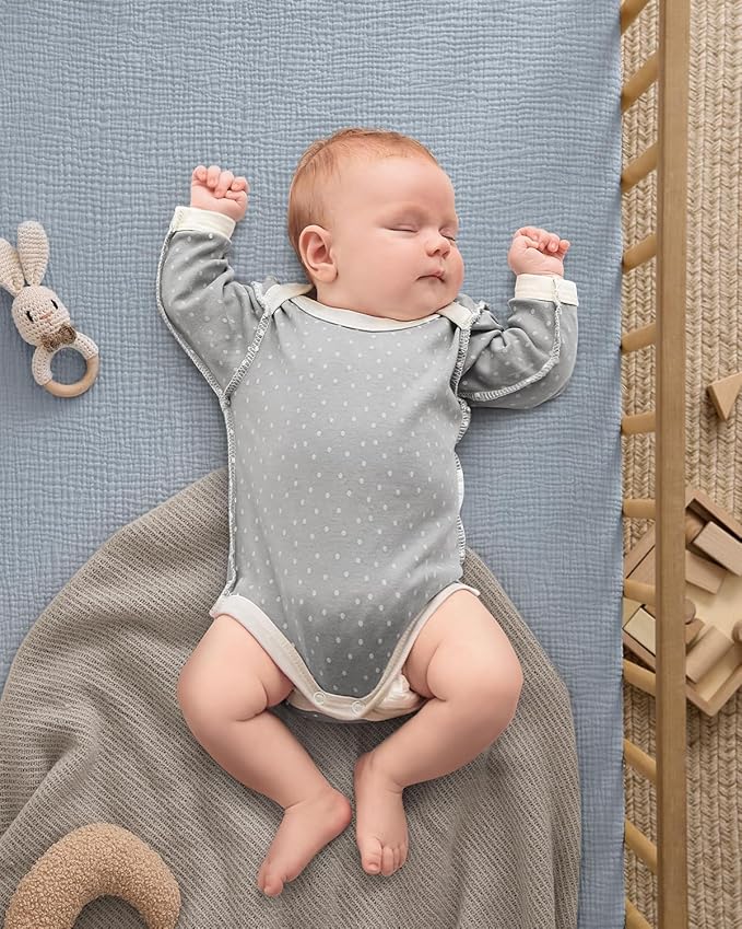 Blissful Diary Muslin Crib Sheets - Image 4