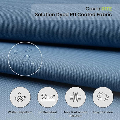 Covers & All CoverRite Rectangle High Back Chair Cushion, 600 Denier, Foam Seat - Image 4
