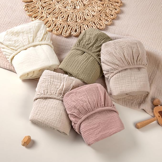 lulumoon Muslin Bassinet Sheets - Image 8