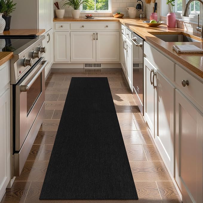 Uphome Long Hallway Runner Rug, 2x8 Washable Boho Kitchen Rug Runner, Non Slip - Image 2