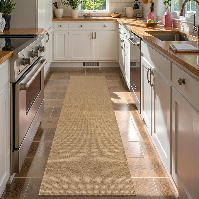 Uphome Long Hallway Runner Rug, 2x8 Washable Boho Kitchen Rug Runner, Non Slip - Image 2