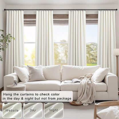 Custom 105 Inch Curtains for Nursery Cute Aesthetic Extra Long 100 Percent - Image 8
