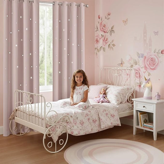 NICETOWN Star Cut Out Curtains by NICETOWN