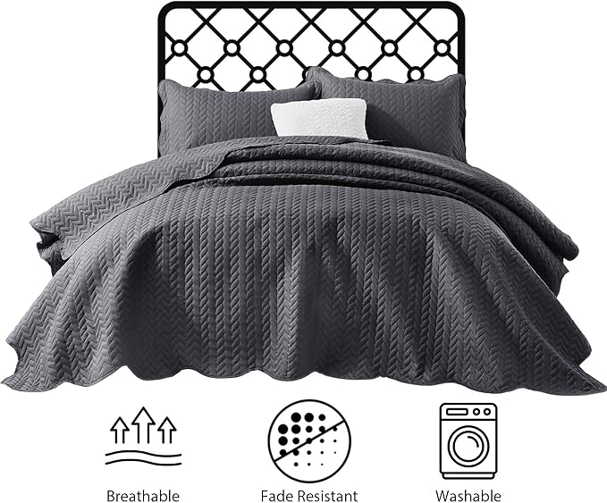IR Imperial Rooms Twin Quilt Bedding Set Size + 1 Pillow Shams - Image 9