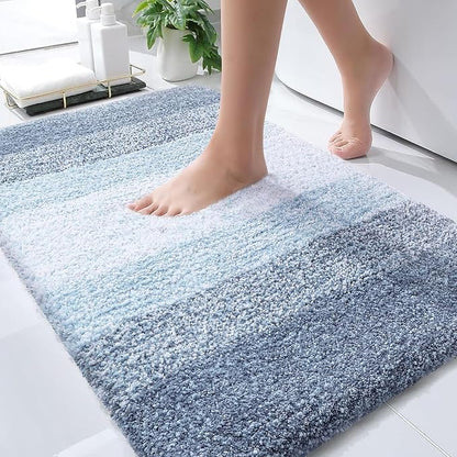 OLANLY Bathroom Rugs Mat 34x21, Extra Soft Absorbent Microfiber Bath Rugs by OLANLY