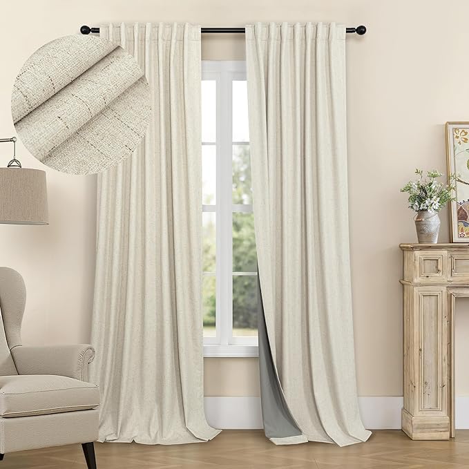100 Inch Length Custom Summer Curtains by Pitalk