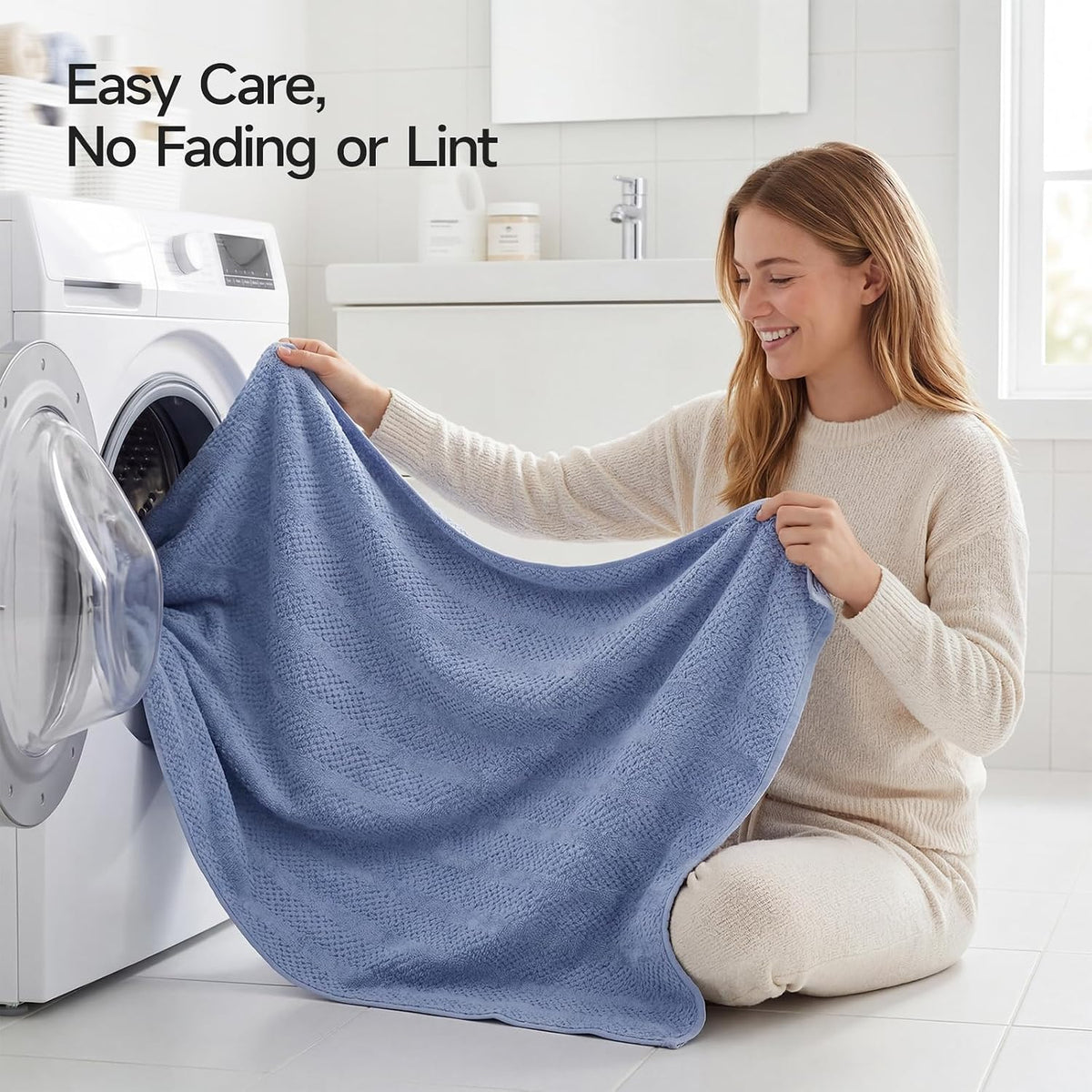 ecolook microfiber bath towels set of 4, 31, view 9