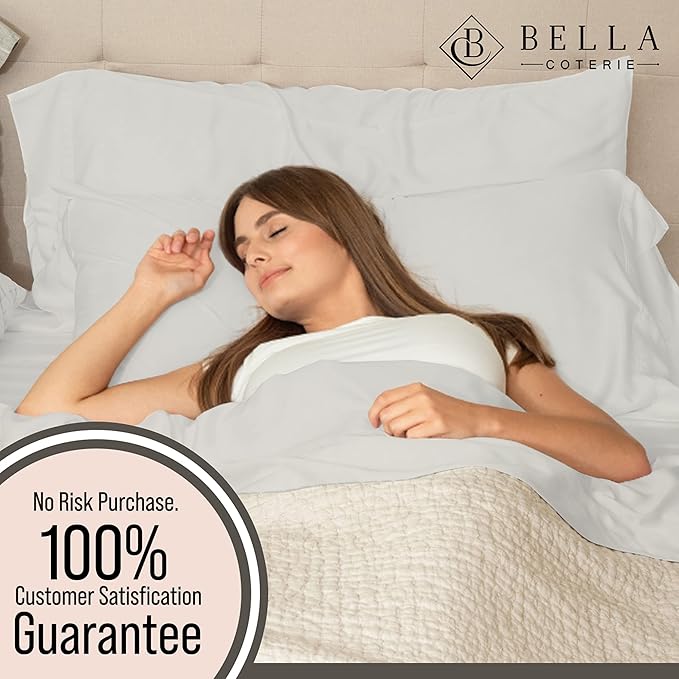 Bella Coterie Luxury Bamboo Viscose Twin Size Sheet Set | 100% Organically - Image 5