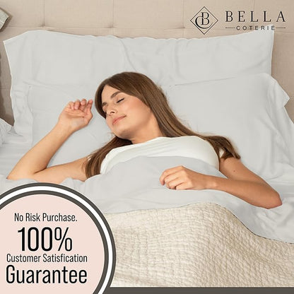 Bella Coterie Luxury Bamboo Viscose Twin Size Sheet Set | 100% Organically - Image 5