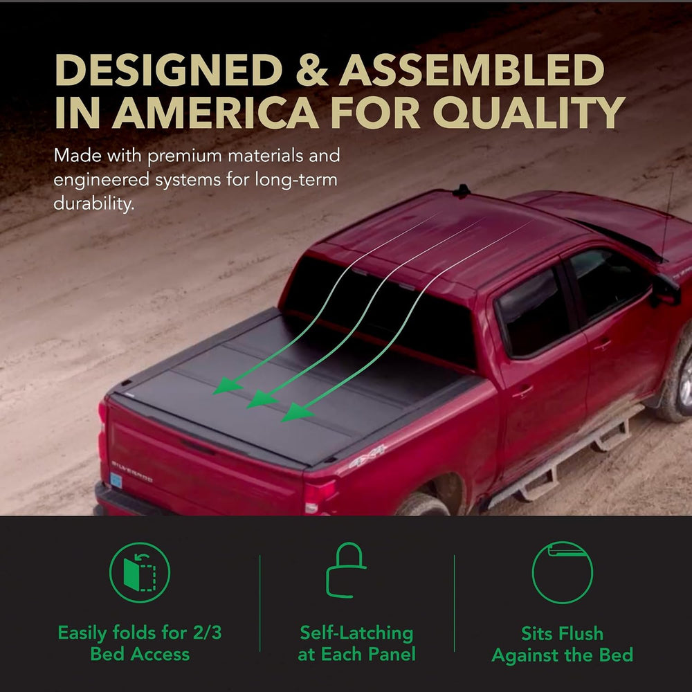 Gator EFX Hard Tri-Fold Truck Bed Tonneau Cover | GC34009 | Fits 2019 - 2025 ...