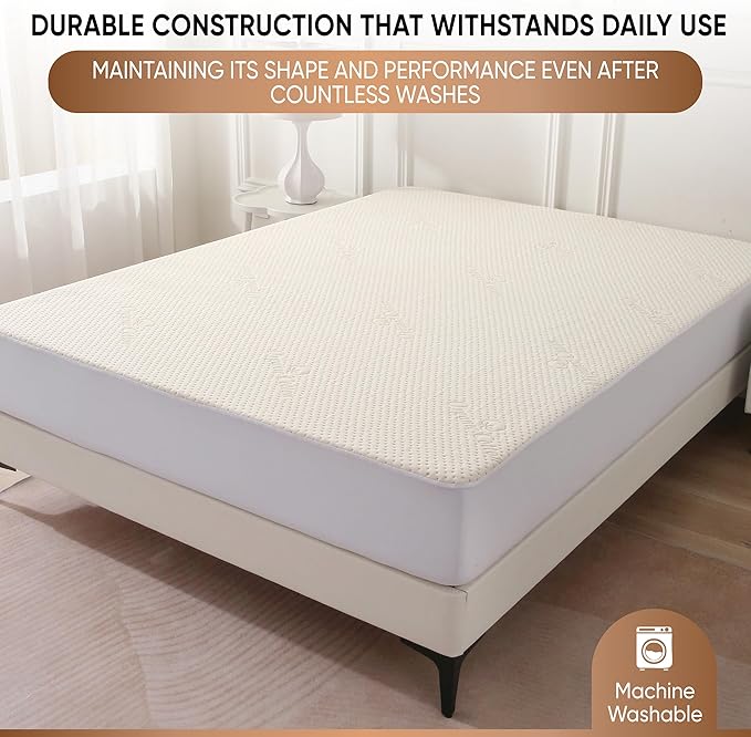 Luxury Waterproof Organic Mattress Protector Queen - Image 4
