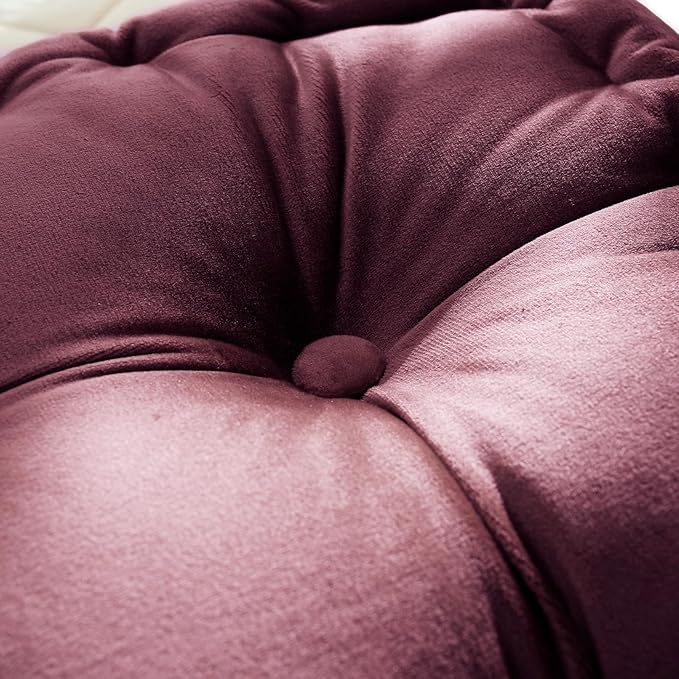vctops Christmas Square Solid Color Velvet Seat Cushion - Image 7