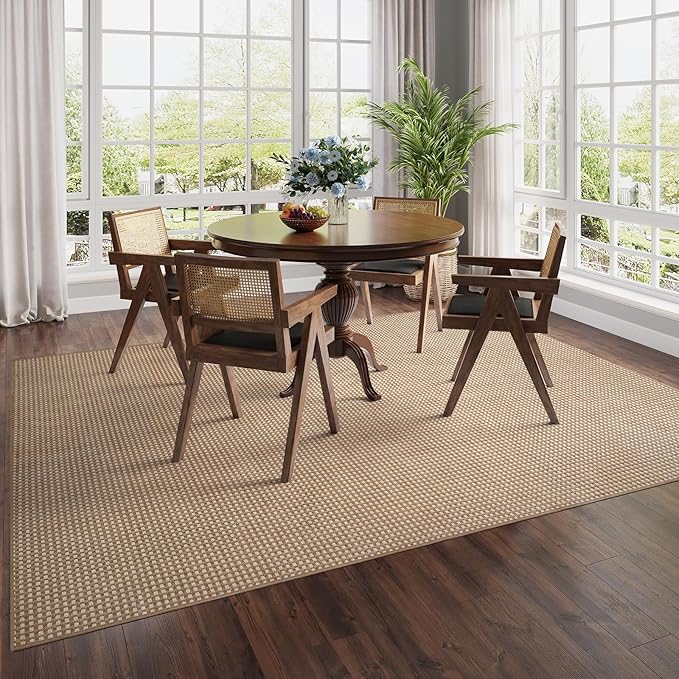 Boho Washable Area Rugs 6x9 ft, Non Slip Area Rug - Image 2