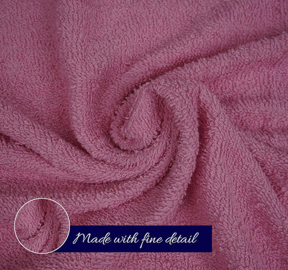 zuperia 7-pack bath towels - 30" x 54" showing dimensions