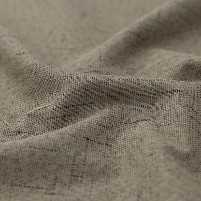 Taupe Brown Linen Blackout Curtains - Image 9