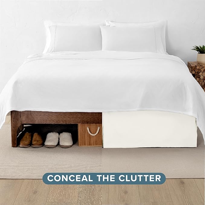 Bare Home Full Bed Skirt - Image 3