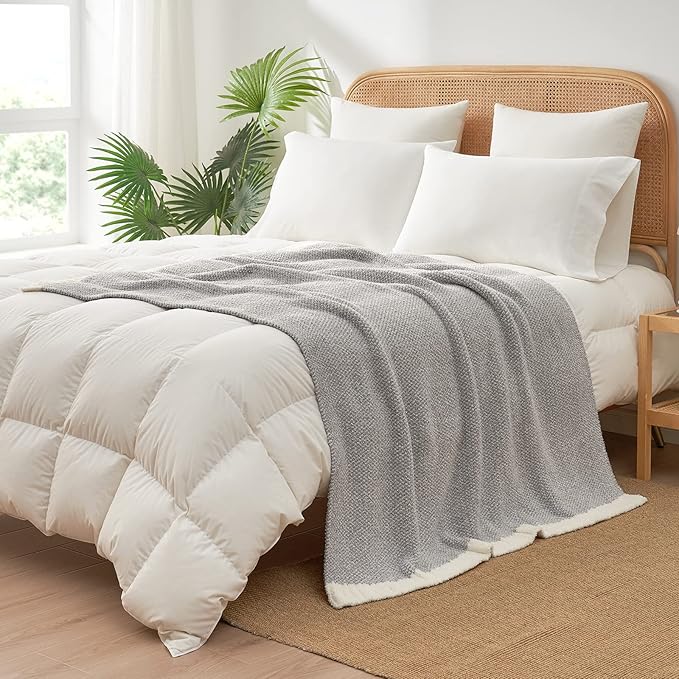 Snuggle Sac Buttery Grey Throw Blanket - Image 6
