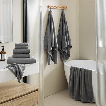 hailea luxury bath towels set - 12 piece, package contents