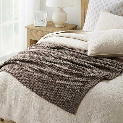 EVERGRACEHOME Chunky Chenille Knit Throw Blanket - Image 7