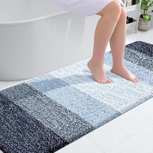 OLANLY Bathroom Runner Rugs 70x24, Extra Soft Absorbent Microfiber Bath Rugs by OLANLY