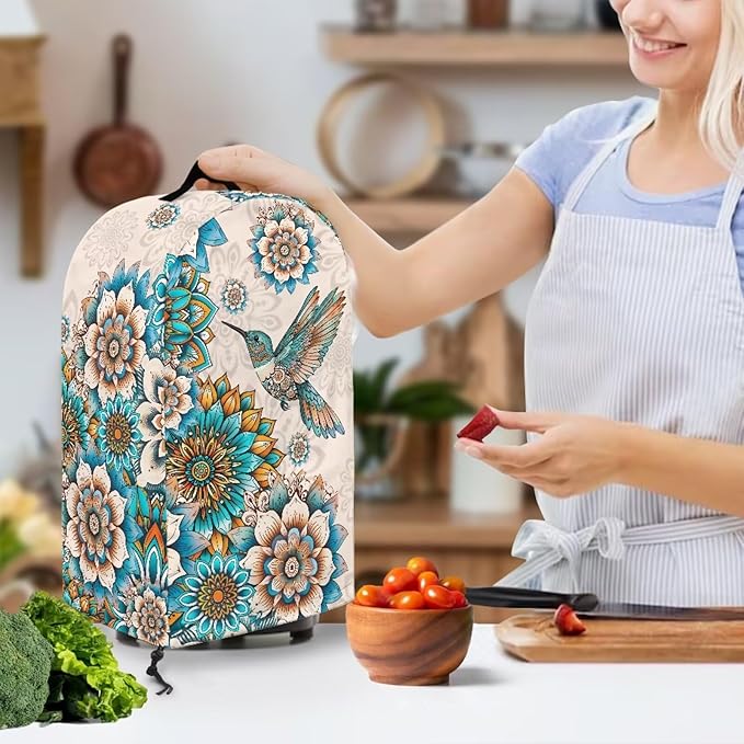 Bohe Flower Birds Blender Dust Covers - Image 3