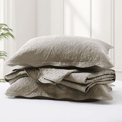 IR Imperial Rooms 8 Pack Quilt King Size Bedding - Image 6