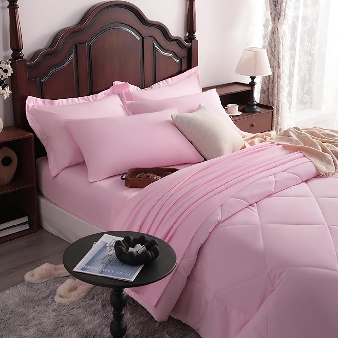 NTBAY Queen Comforter Set with Sheets, 7 Pieces Soft and Breathable Queen - Image 6