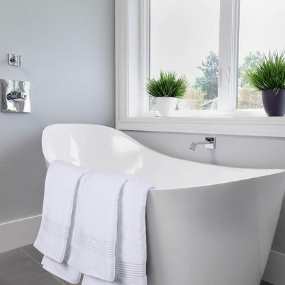utopia towels luxurious bath towels set, 27x54 in on a desk or shelf