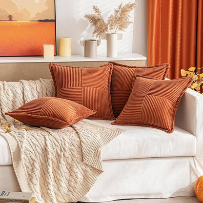 MIULEE Rust Decorative Throw Pillow Covers - Image 7