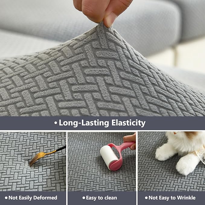 Throw Pillow Covers Couch Pillows Covers Wear-Resistant Universal Stretch - Image 5