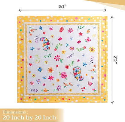 Maison d' Hermine Cloth Napkins Set of 4 100% Cotton Everyday Reusable Square - Image 4