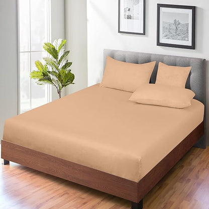 ROYALE LINENS 300 Thread Count 100% Long Staple Combed Cotton Fitted Sheet Queen - Image 7