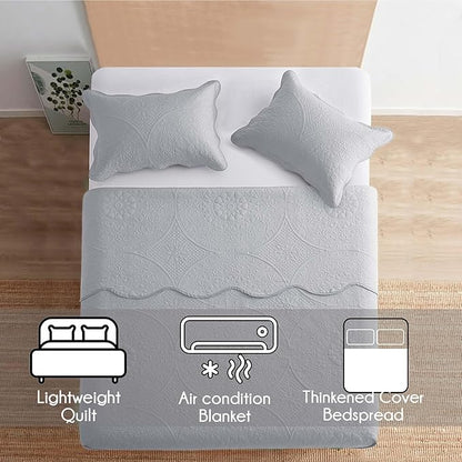 IR Imperial Rooms 8 Pack Quilt King Size Bedding - Image 8