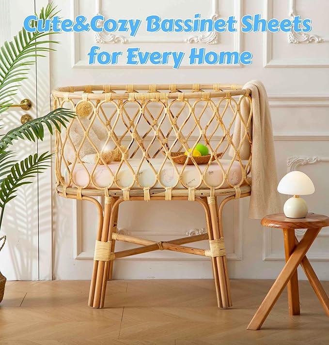 Jersey Butterfly Bassinet Sheets - Image 8
