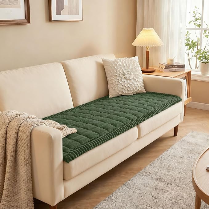 Smiry Couch Cover for Dogs Washable, Non Slip Fuzzy Pet Couch Covers for 3 - Image 7