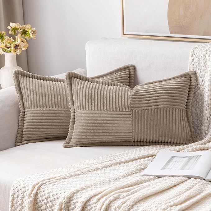 MIULEE Decorative Lumbar Throw Pillow Covers by MIULEE
