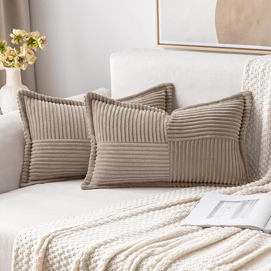 MIULEE Decorative Lumbar Throw Pillow Covers by MIULEE