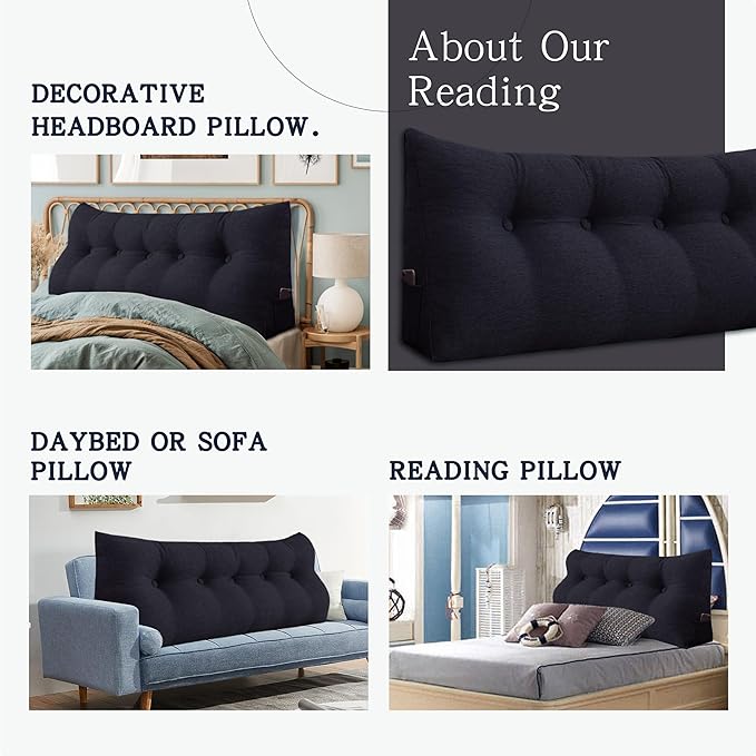 10 lbs Thickened Headboard Pillow Wedge Pillow Headboard Reading Pillow Bed - Image 4