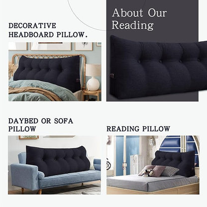 10 lbs Thickened Headboard Pillow Wedge Pillow Headboard Reading Pillow Bed - Image 4