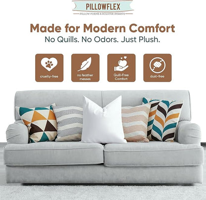 Pillowflex Synthetic Down Alternative Pillow Inserts - Image 3