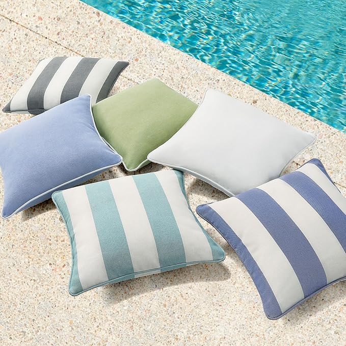 Decorative Outdoor Water Repellent Throw Pillows - Image 4