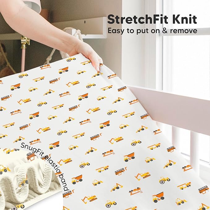 KeaBabies 2-Pack Baby Crib Sheets - Image 6